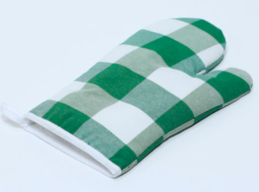 Manopla Vichy Verde